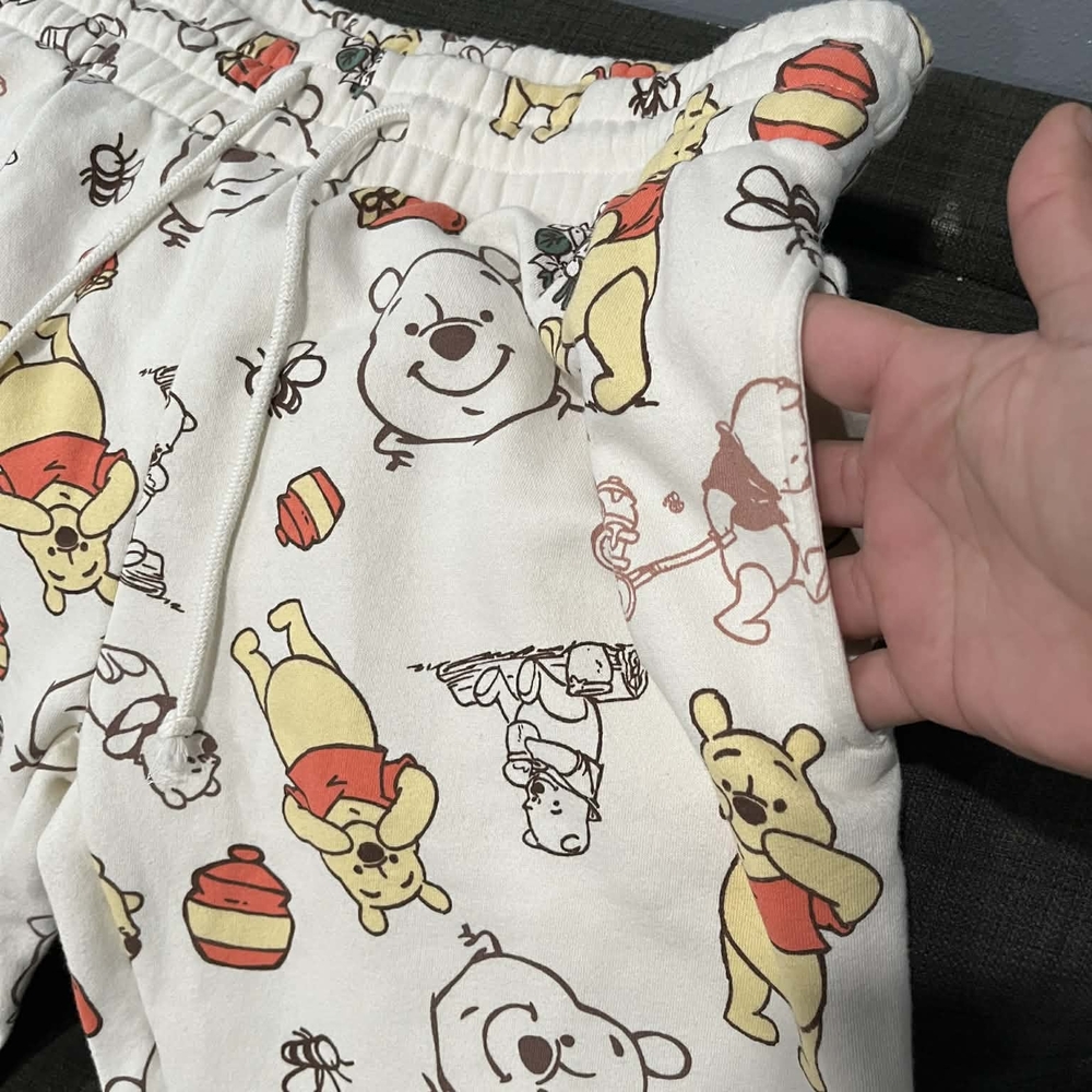 Disney Winnie the Pooh White and Red Lounge Pants - Picture 2 of 7